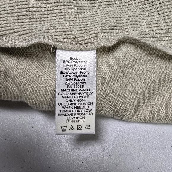 Logo Lounge Lori Goldstein Cardigan Size XL Gray Open Front Pockets Mixed Media - Picture 10 of 11